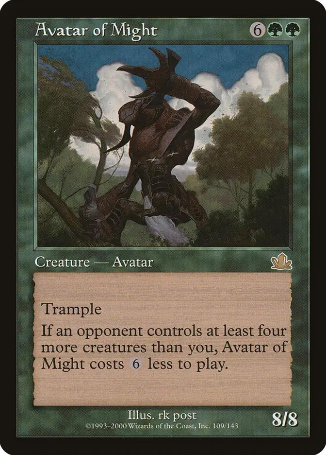 Avatar of Might | Prophecy Foil | Card Kingdom