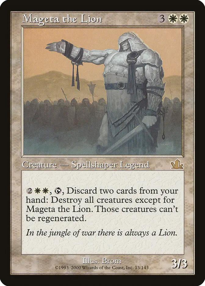 MTG　foil　英語　獅子将マギータ Mageta the Lion | Prophecy Foil | Card Kingdom