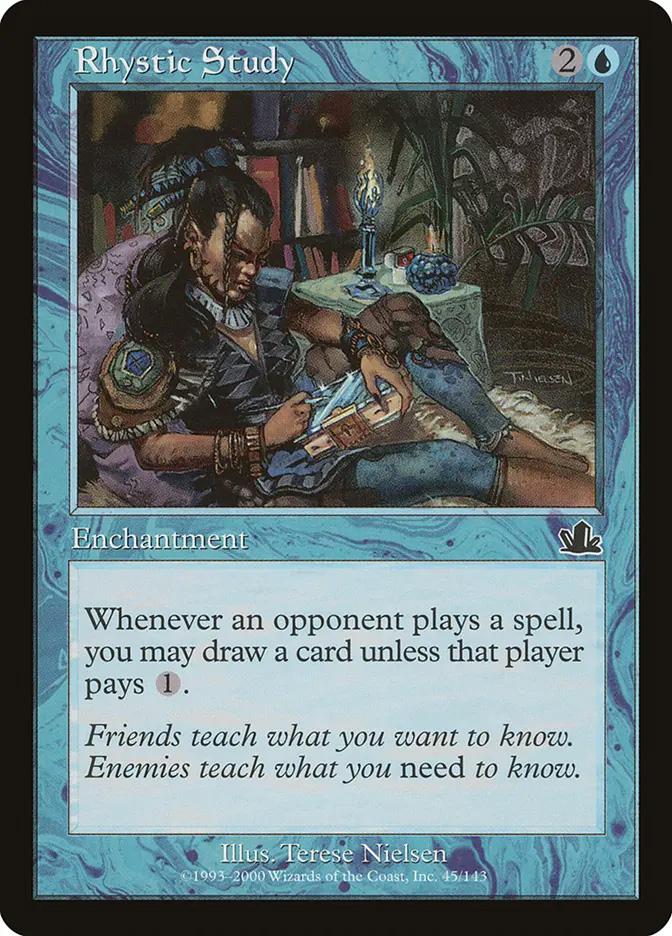 Rhystic Study | Prophecy Foil | Card Kingdom