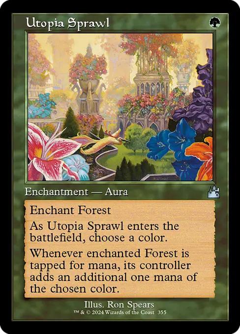 mtg cards like utopia sprawl Utopia Sprawl NM/M* ENCHANTING TALES Wilds Of Eldraine 0063 mtg -UnltdCards