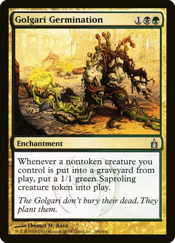 golgari cards mtg MTG Best Modern Golgari Creature staple cards- July 2026  MTG DECKS put a 1/1 green Saproling creature token onto the battlefield. Golgari Germination