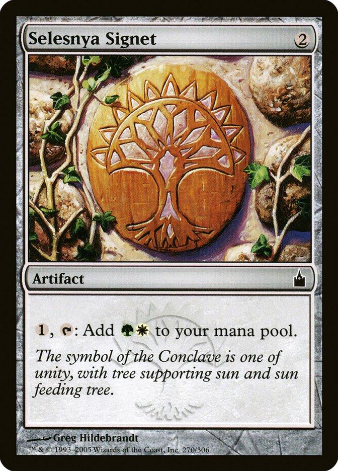mtg selesnya cards Signet | Ravnica | Modern Reach #(This creature can block creatures with flying.) # Selesnya Sagittars can block an additional creature. Selesnya Evangel MTG - Magic: