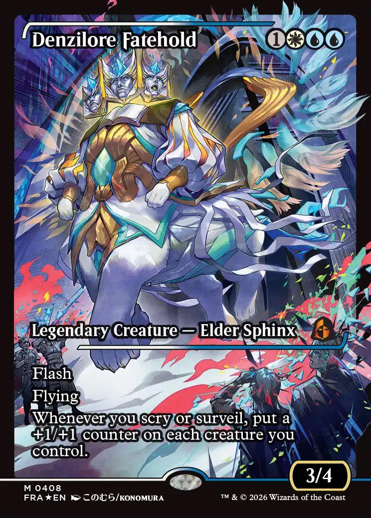 Fracturize foil 1枚 Reality Fracture Variants Foil: Denzilore Fatehold (0408 - Japan