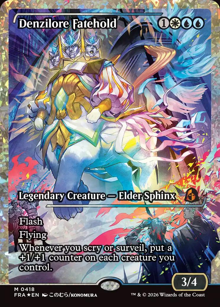 Reality Fracture Variants Foil: Denzilore Fatehold (0418 - Japan