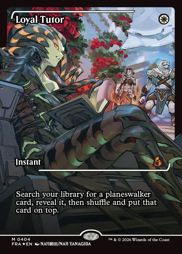 Reality Fracture Variants Foil: Loyal Tutor (0404 - Japan Showcase)