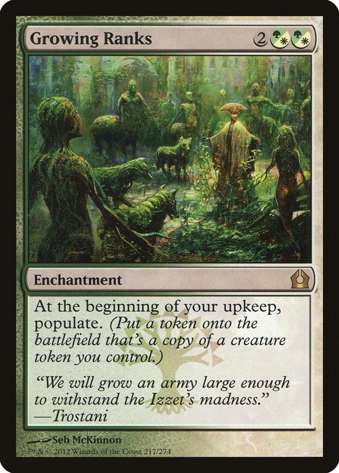 mtg growing threat card list Magic The Gathering March of The Machine Commander Deck