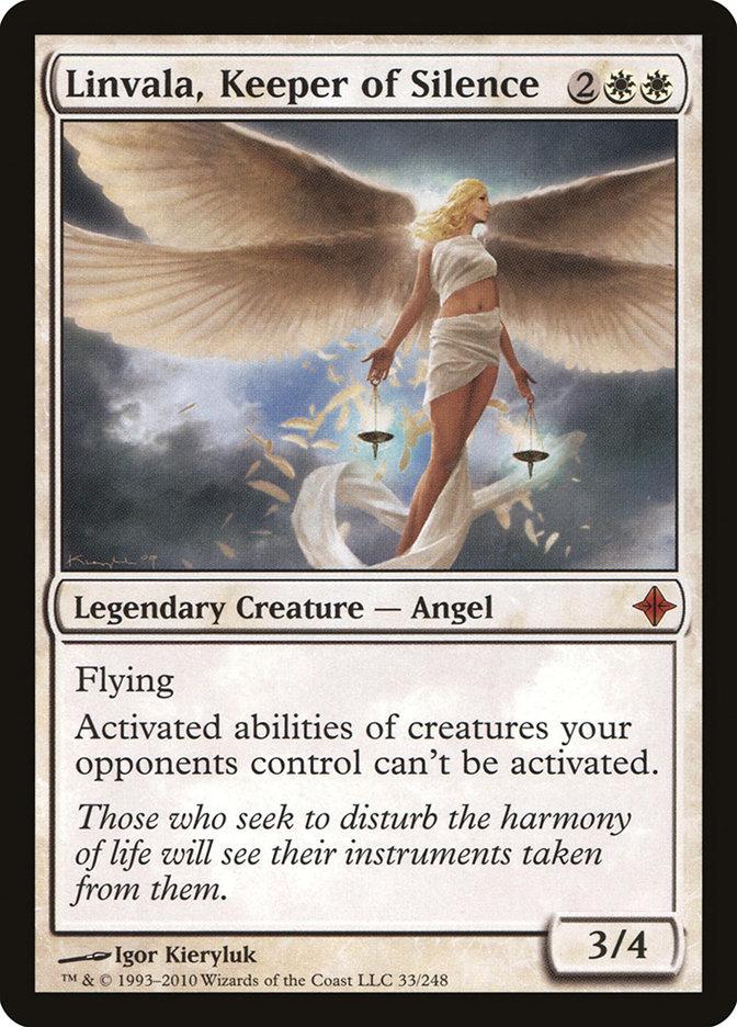 静寂の守り手、リンヴァーラ foil Linvala, Keeper of Silence | Rise of the Eldrazi Foil | Modern