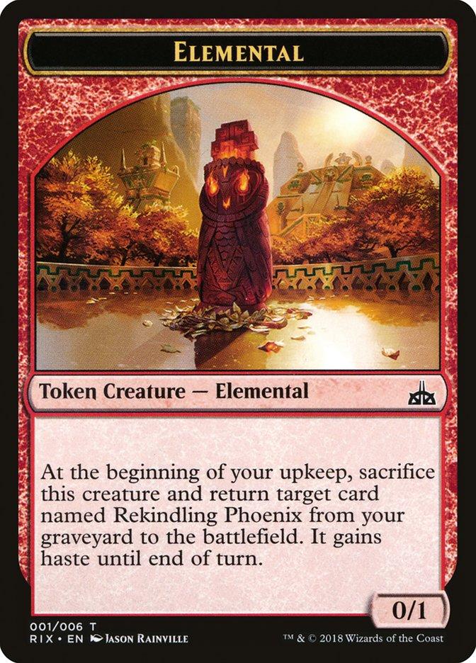 Elemental Token | Rivals of Ixalan | Modern | Card Kingdom
