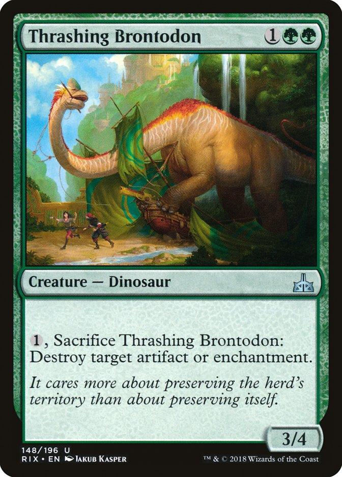 Thrashing Brontodon | Rivals of Ixalan | Modern | Card Kingdom