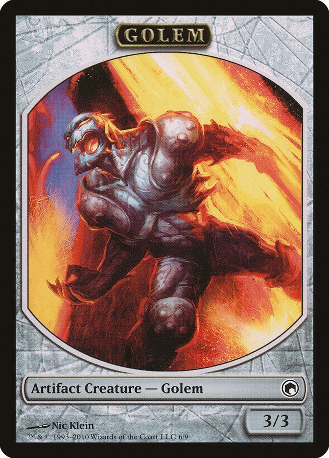 cards that create golem tokens mtg Copy (013) // Golem Double-Sided Token [Commander Legends Tokens]