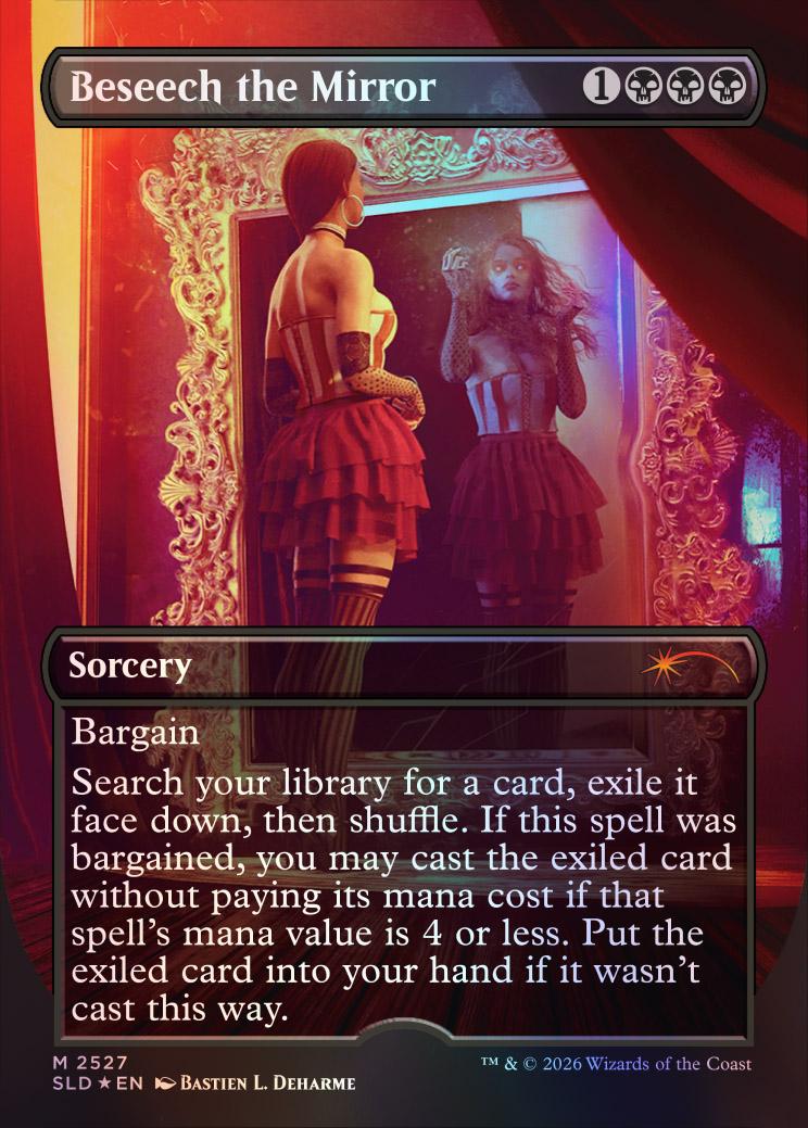 Beseech the Mirror/鏡に願いを FOIL SLD MTG Beseech the Mirror | Secret Lair | Card Kingdom