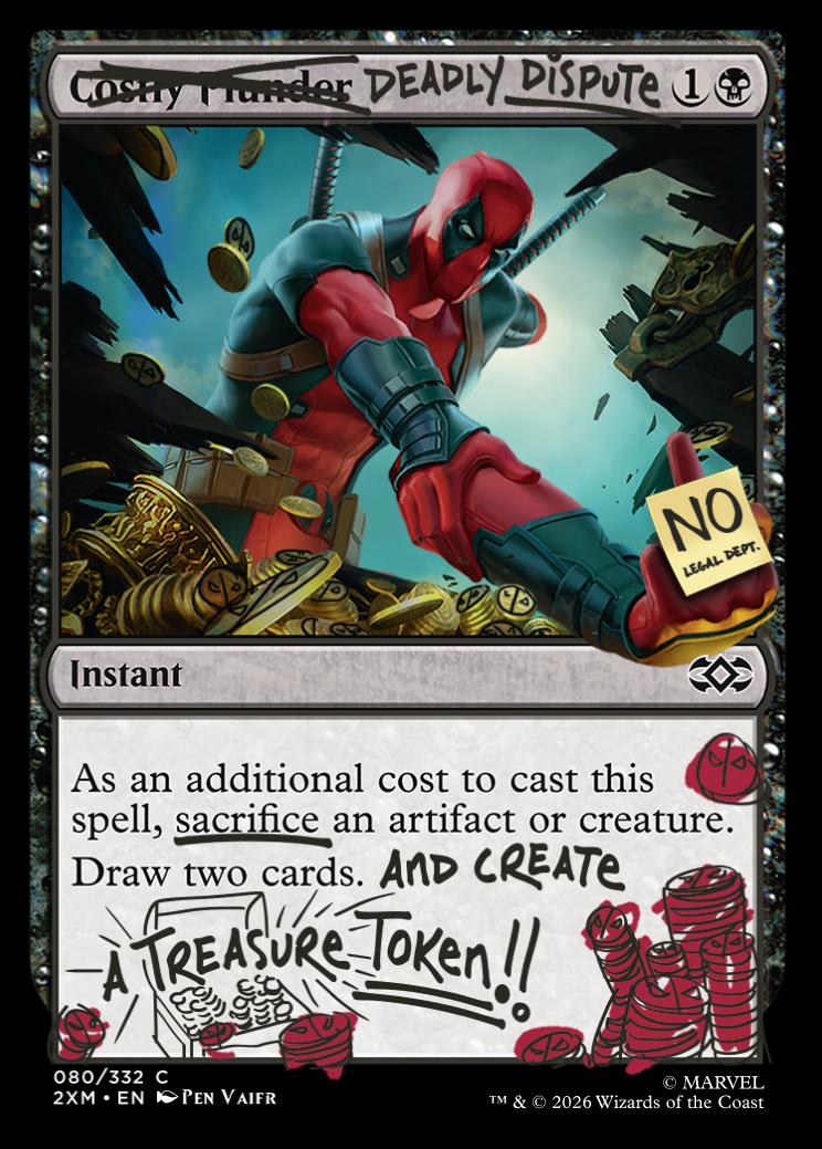 deadpool card sleeves mtg FOIL] Deadpool, Trading (7129) (Pool Party Foil) At the beginning of your upkeep Deadpool deck is finally sleeved