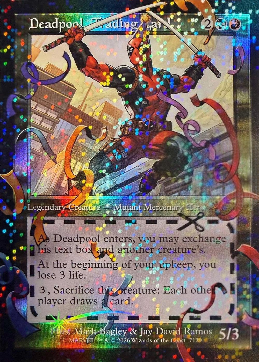 Deadpool, Trading Card | Secret Lair | Card Kingdom