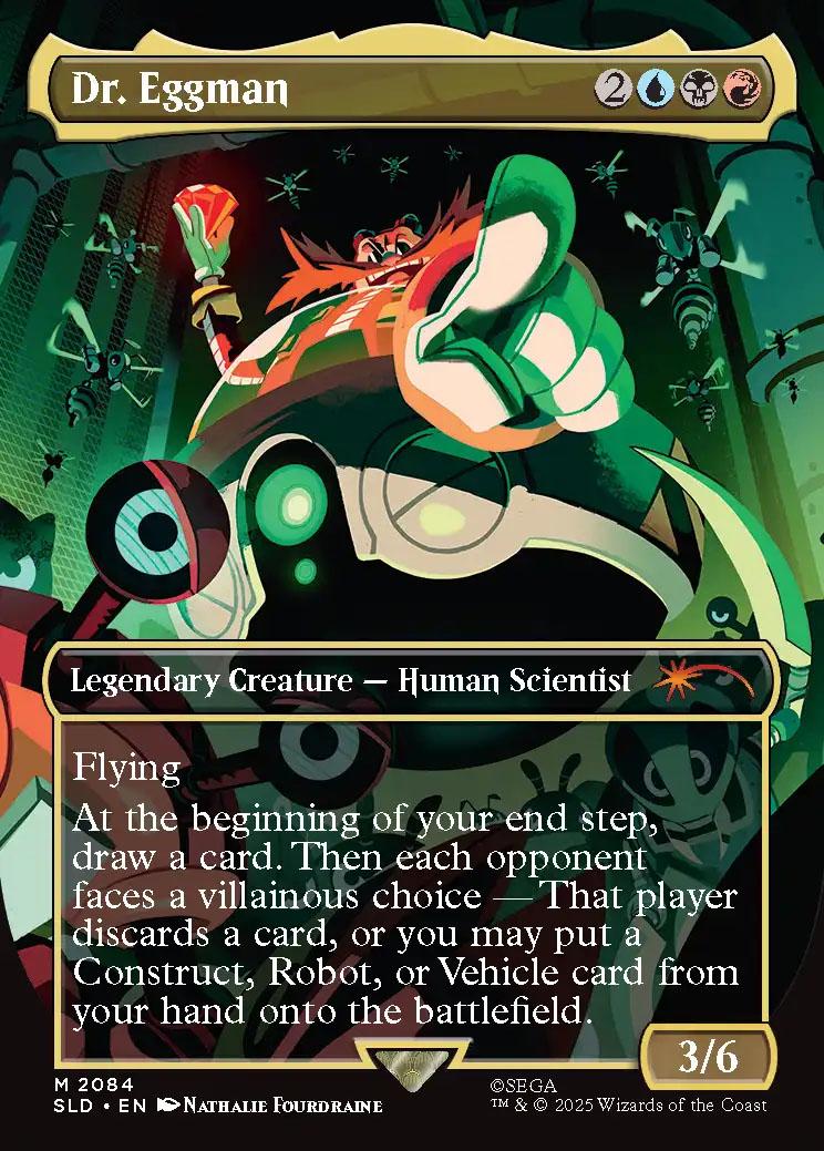 Dr. Eggman (#2084) (foil) (borderless)