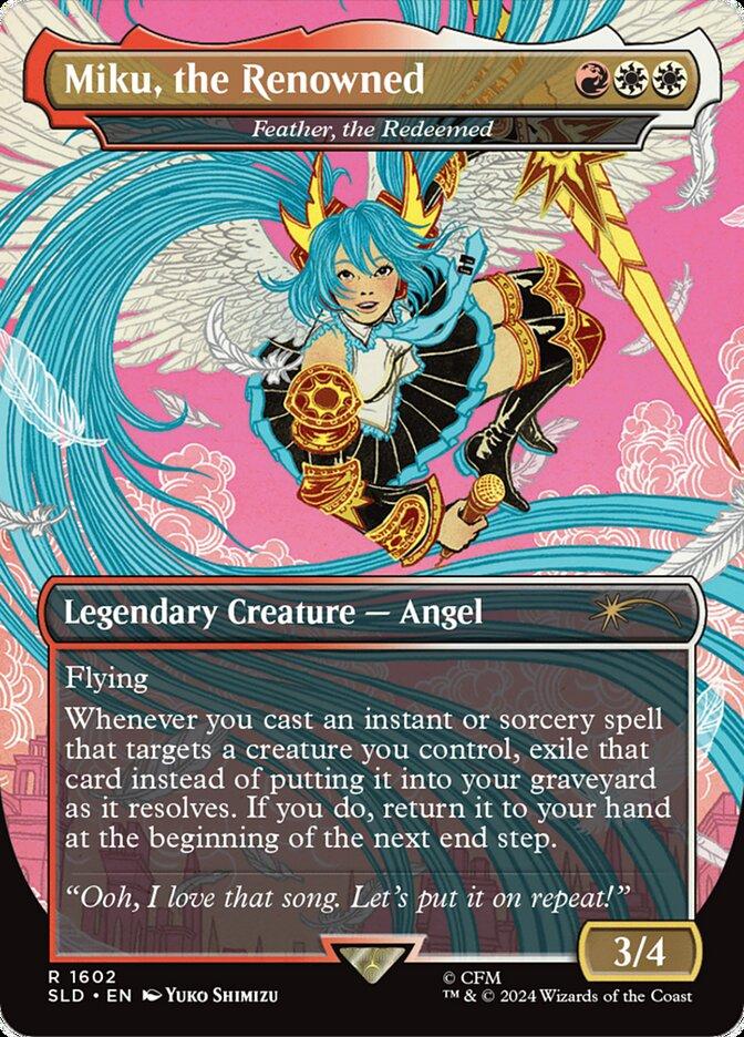 feather card mtg Feather, The Redeemed Commander Deck - EDH - Red White - Custom Built - Magic The Gathering - Flying Whenever you cast an instant or sorcery spell that targets a creature you control feather  Scryfall Magic: The