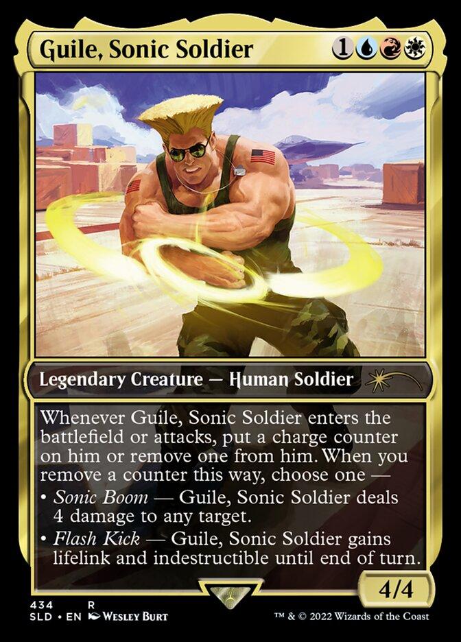 Guile, Sonic Soldier (#434) (foil)