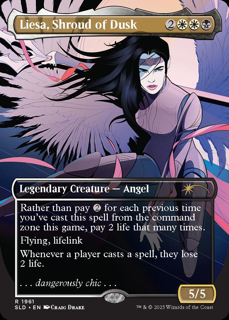 mtg liesa shroud of dusk commander deck Liesa, Tech: First Thoughts 5/5 Watermark Liesa, Shroud of Dusk LIFE