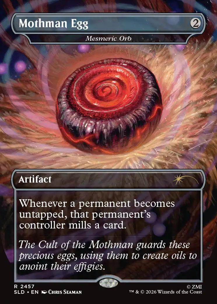 cards that make eggs mtg (Commander / EDH Deck) Put that card onto the battlefield and the rest on the bottom of your library in a random order Amazing MTG Card Easter Eggs