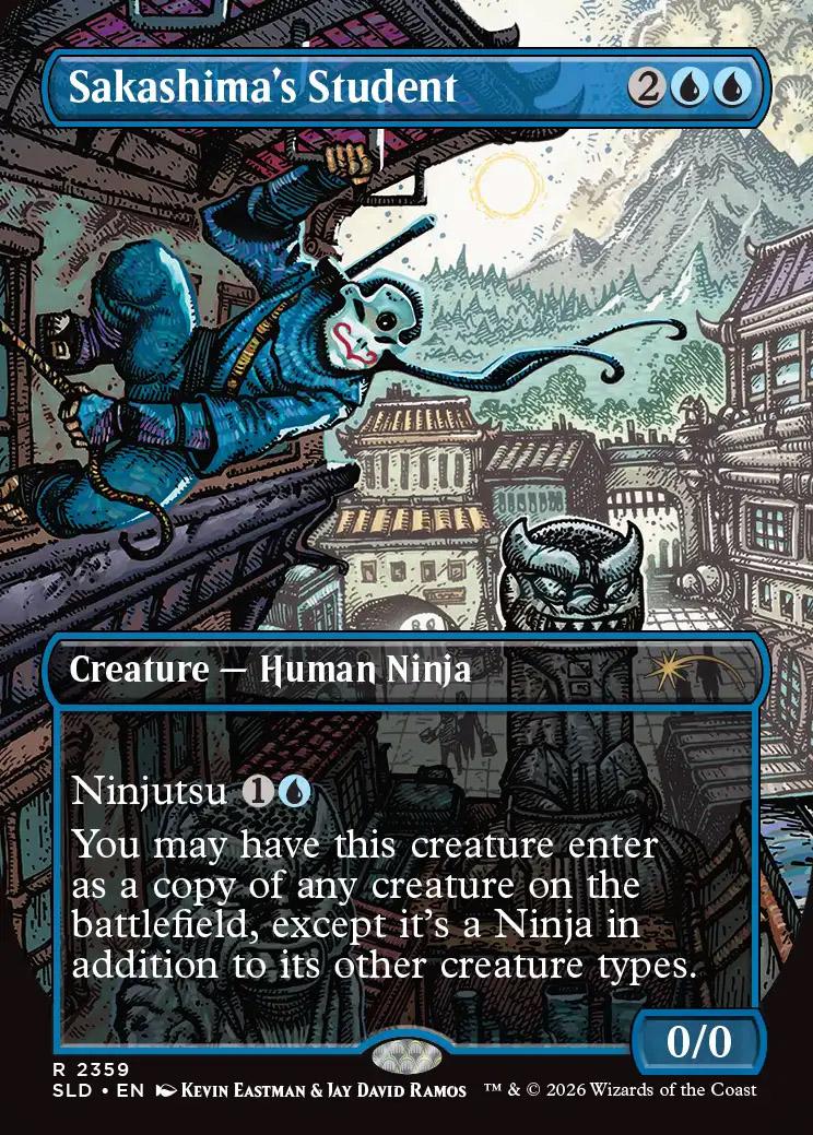 MTG逆嶋の学徒 【Foil】　secret lair Sakashima's Student | Secret Lair | Card Kingdom
