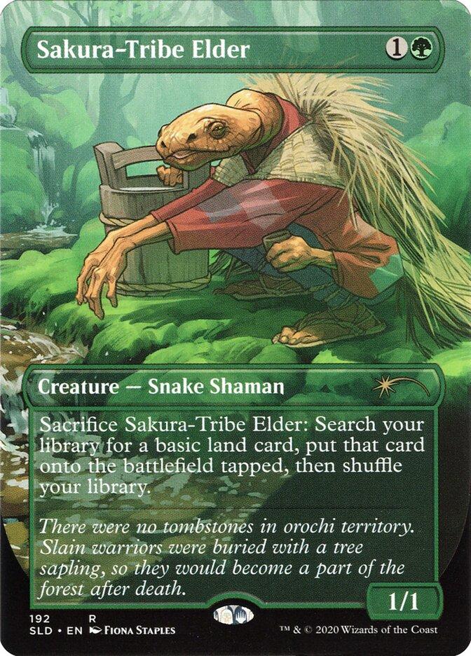 mtg cards like sakura tribe elder Sakura-Tribe [Commander 2016]  TokenMTG All cards will be carefully packed for safe transit Sakura-Tribe Elder (#192) (foil) (borderless)