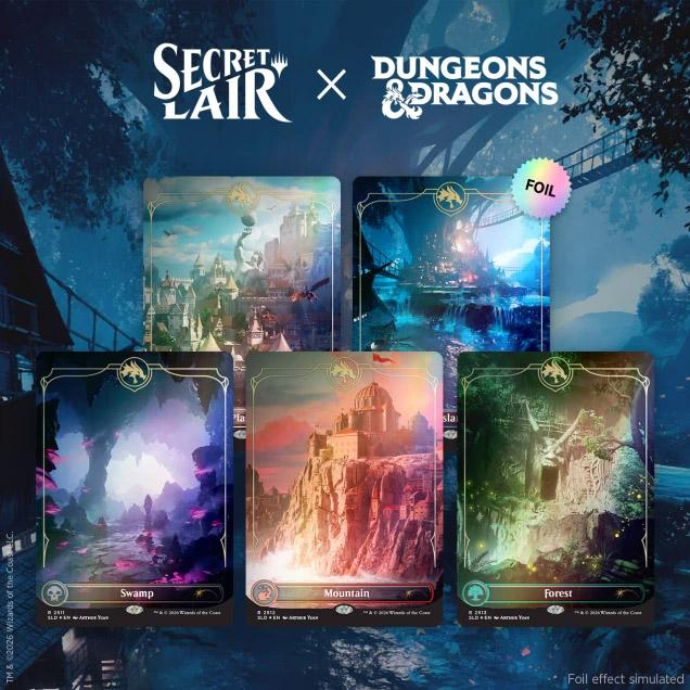 Lands of the Forgotten Realms - Foil ① Secret Lair Drop - Secret Lair x Dungeons & Dragons: Lands of the