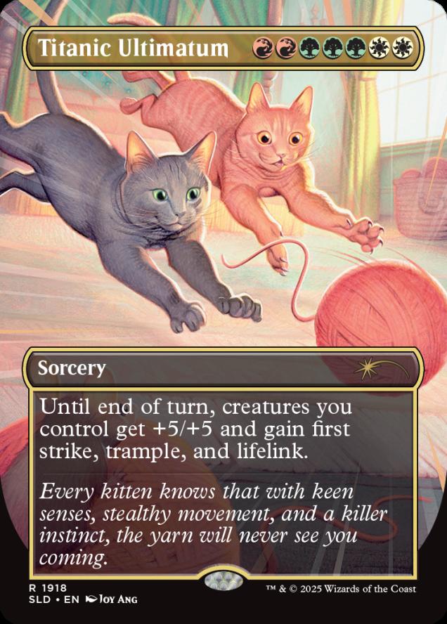 mtg titanic card Growth AP WolfSkullJack Art and lifelink. Uthros, Titanic Godcore