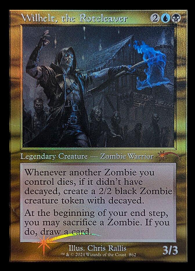 mtg wilhelt commander deck Wilhelt, the Rotcleaver ELITE Zombie Tribal Magic MTG Custom Commander Deck