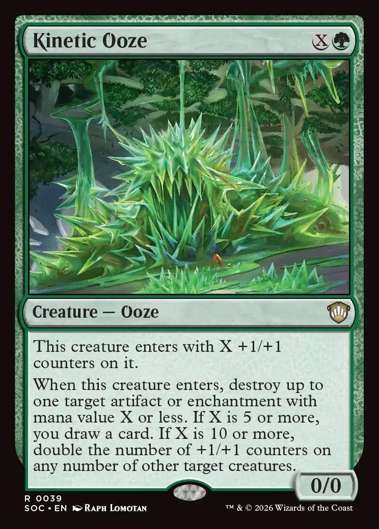 mtg ooze commander deck Aeve, Progenitor Ooze