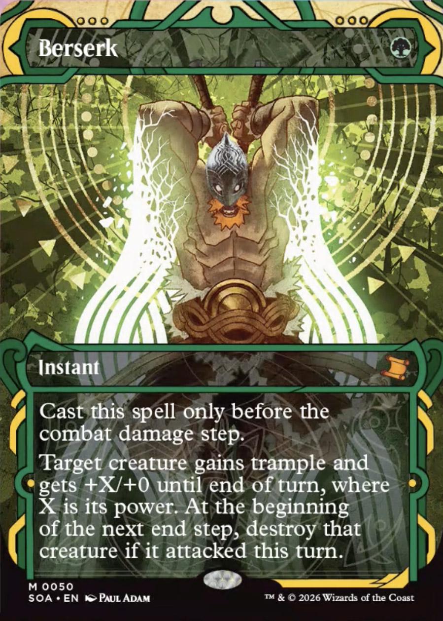 mtg berserk cards Brain Dead x Magic: The Gathering Berserk Playmat main image 1