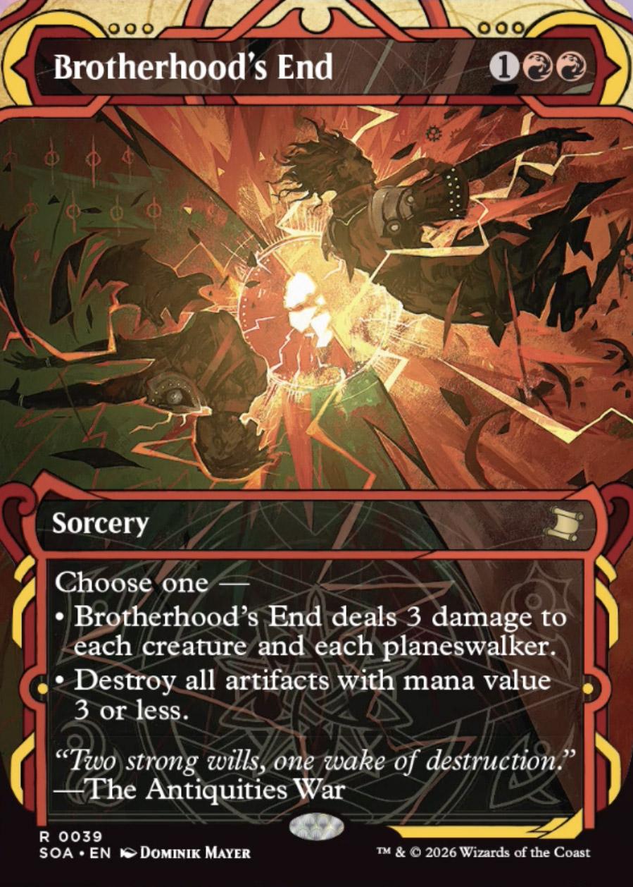 Secrets of Strixhaven Mystical Archive Foil: Brotherhood's End