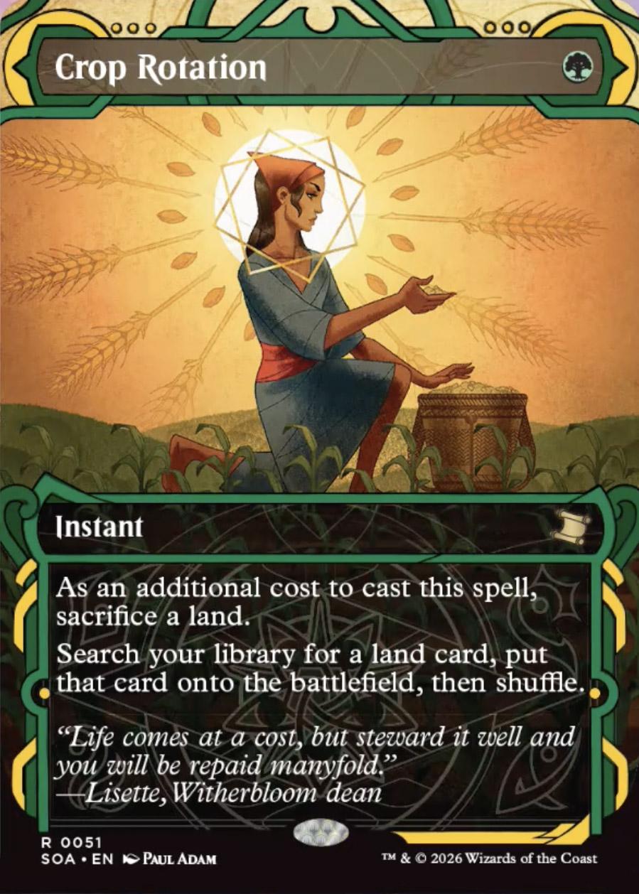 【foil】Crop Rotation MTG Secrets of Strixhaven Mystical Archive Foil: Crop Rotation