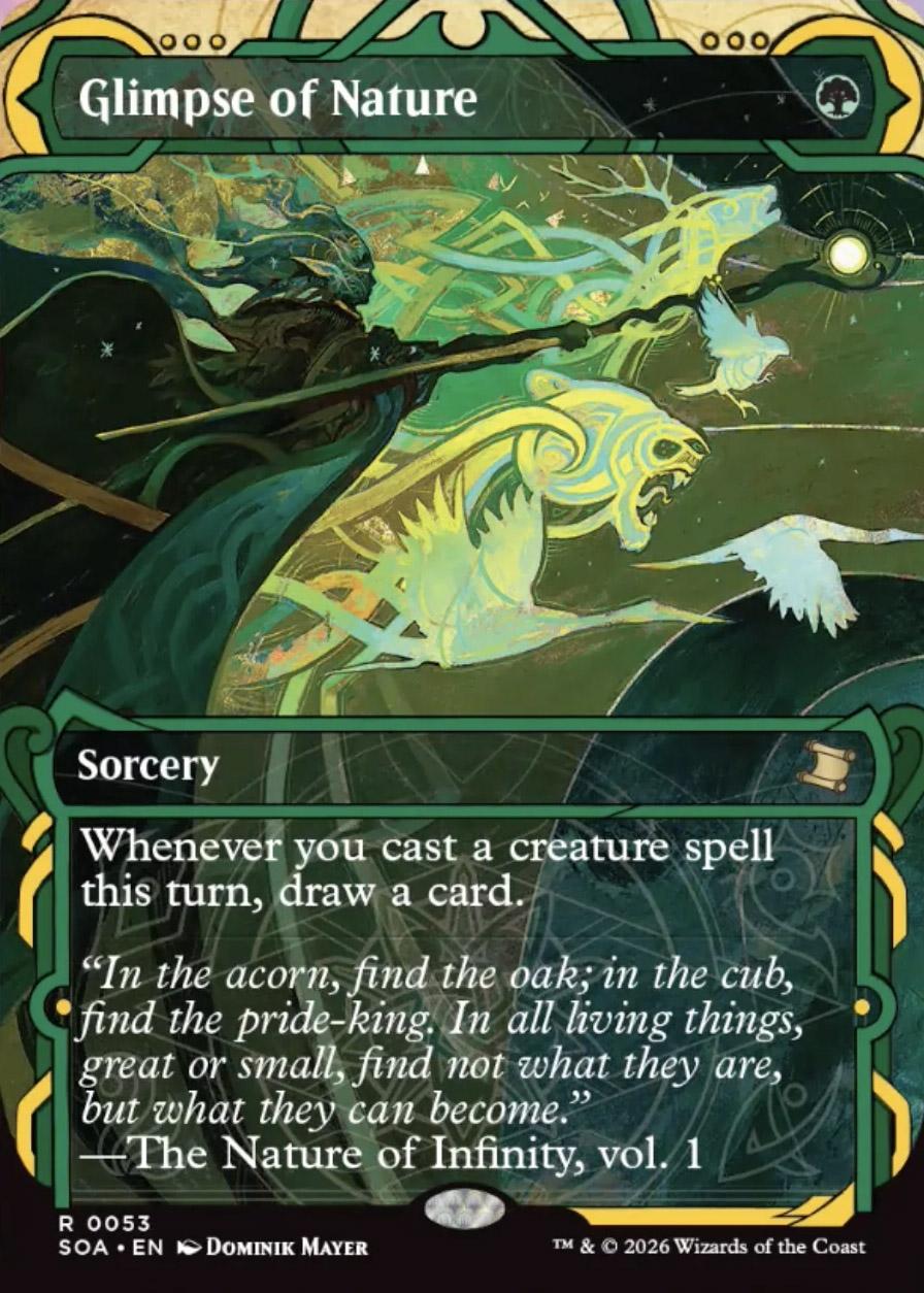 Secrets of Strixhaven Mystical Archive Foil: Glimpse of Nature