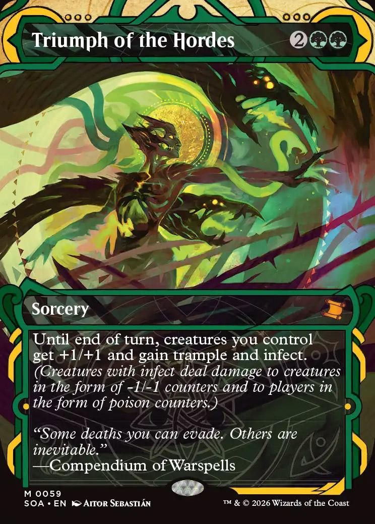 シルバースクロールFoil大軍の功績/Triumph of the Hordes Secrets of Strixhaven Mystical Archive Foil: Triumph of the Hordes