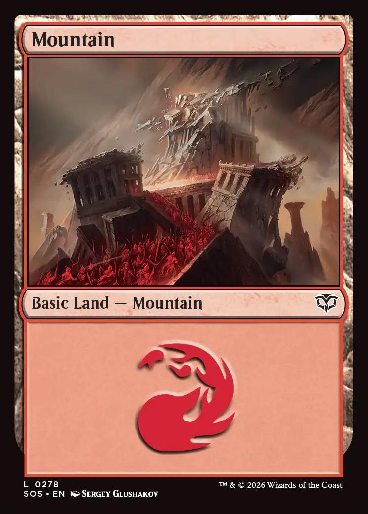 Secrets of Strixhaven Foil: Mountain (0278)