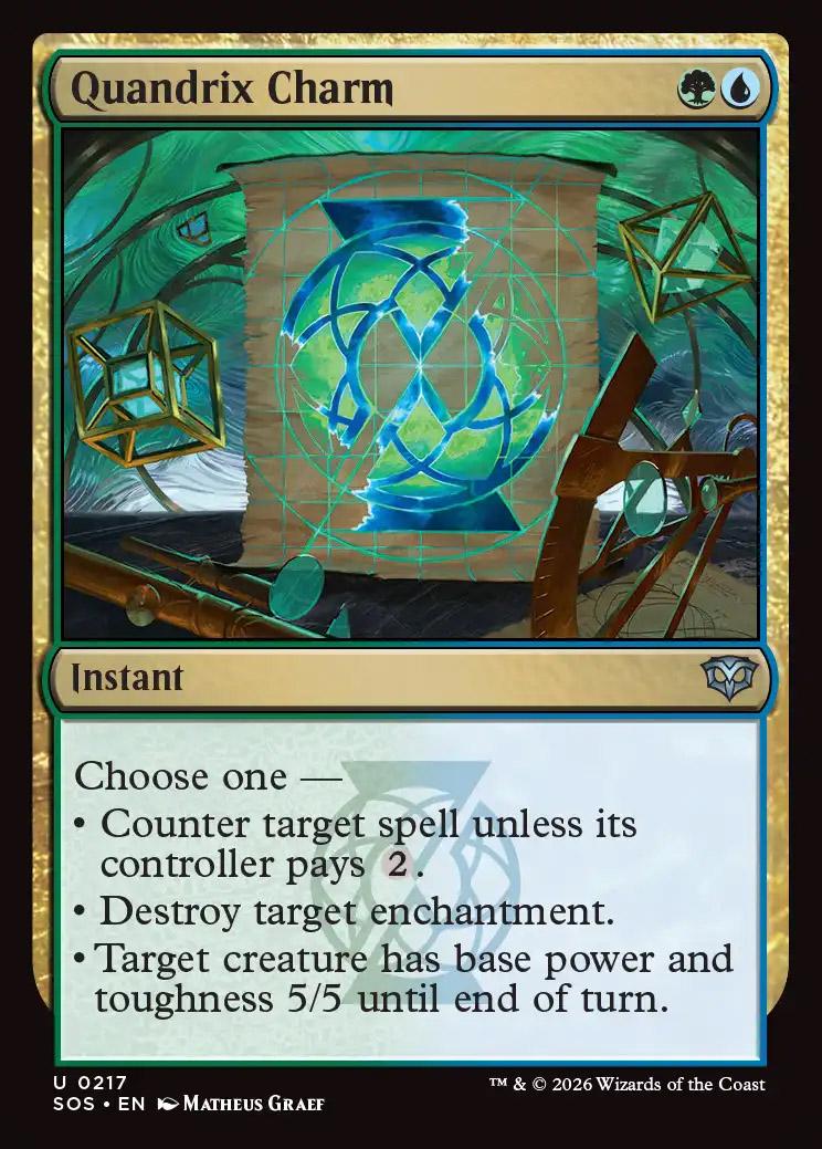 Secrets of Strixhaven Foil: Quandrix Charm