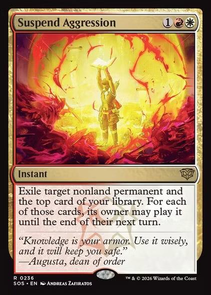 Secrets of Strixhaven Foil: Suspend Aggression