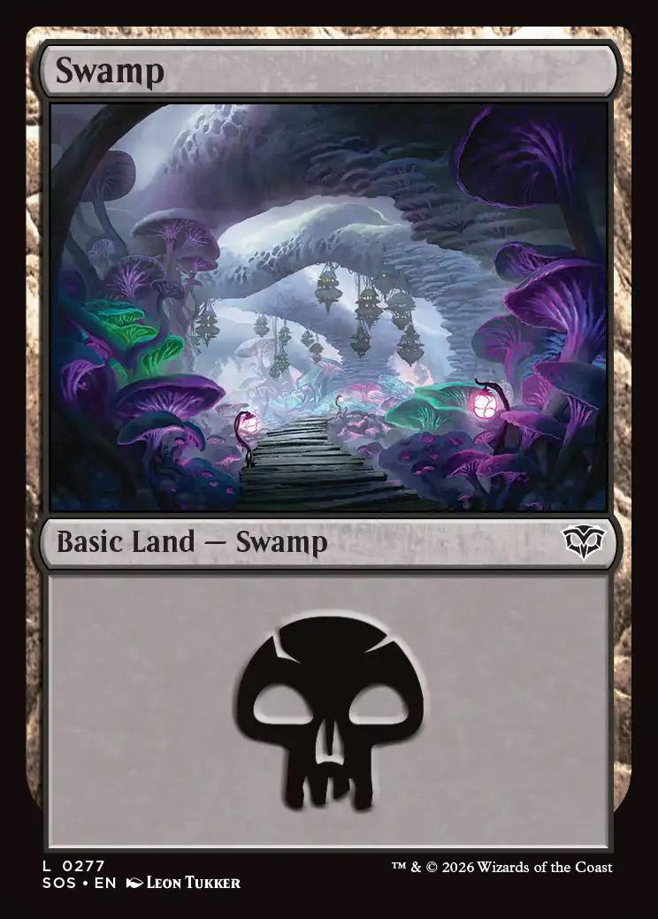 Secrets of Strixhaven Foil: Swamp (0277)