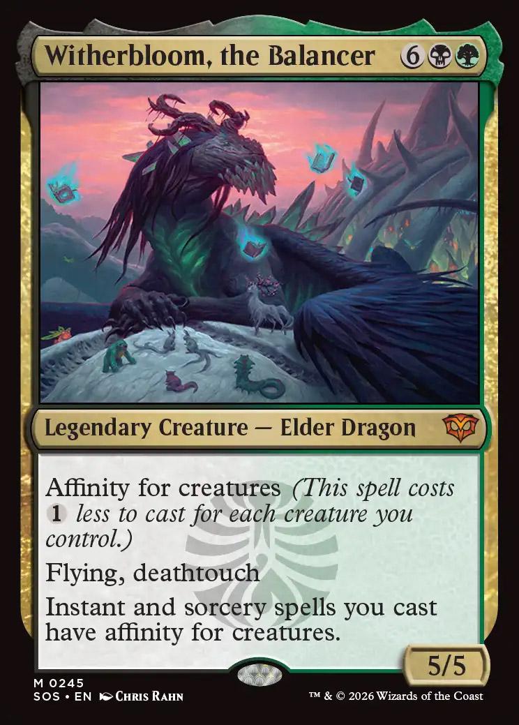 mtg witherbloom cards Secrets of Strixhaven Commander Deck