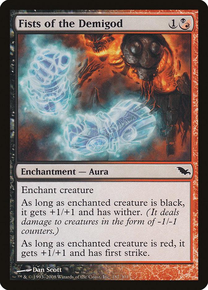 mtg demigod cards of Revenge Print From the Prerelease Fists of the Demigod |