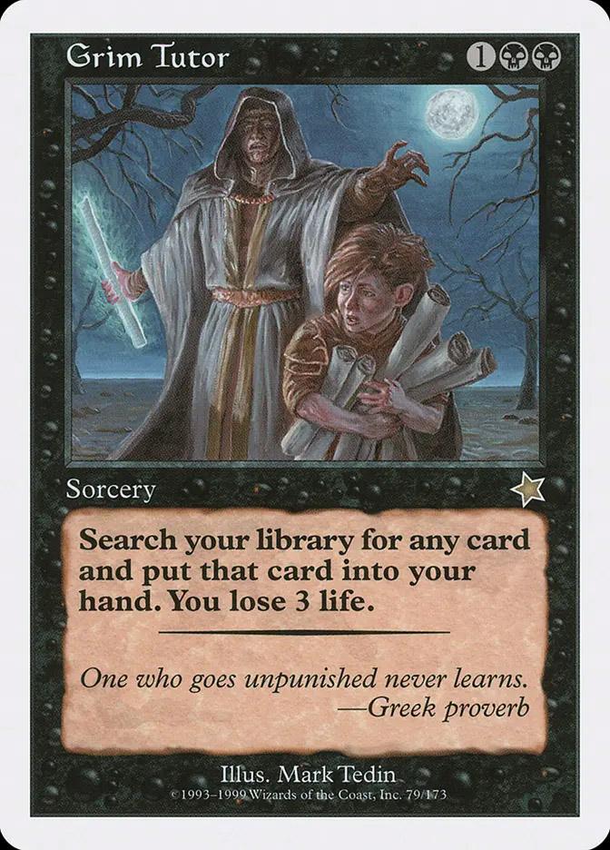 マジック：ザ・ギャザリング MTG Grim Tutor Starter 1999 Grim Tutor | Starter 1999 | Card Kingdom