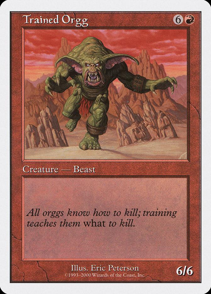 2000 mtg cards Trained Orgg | Starter 2000