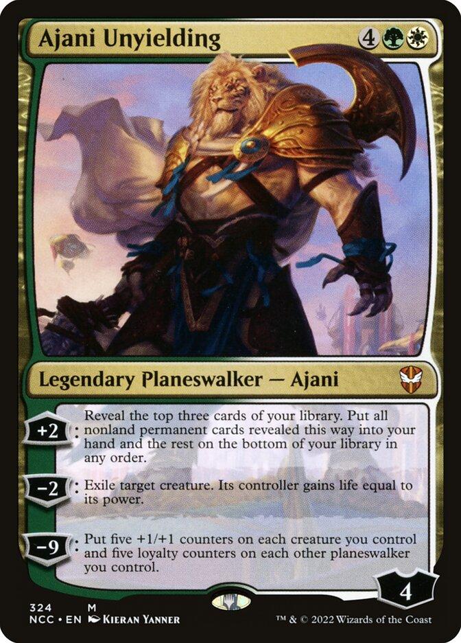 mtg ajani commander deck Goldmane 2012 Planeswalker Promk Sealed Magic *CCGHouse* BL Look at the top four cards of your library Ajani Unyielding | Streets of