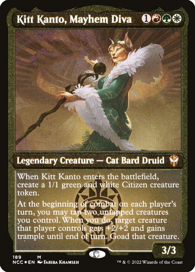 kitt kanto mtg commander deck Kitt Kanto, Mayhem Diva