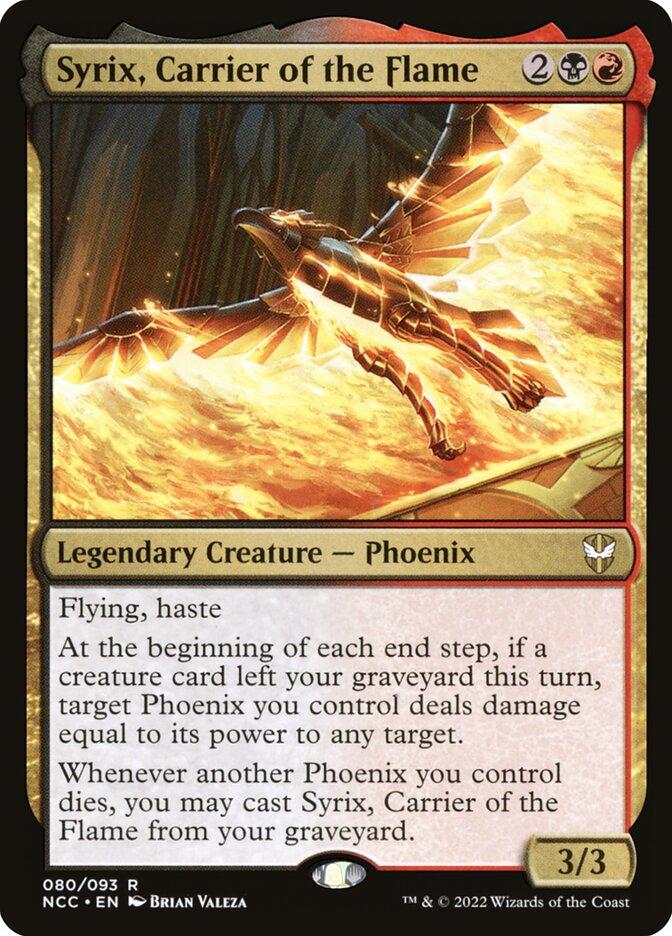 mtg card carrier Syrix, Carrier of the Flame