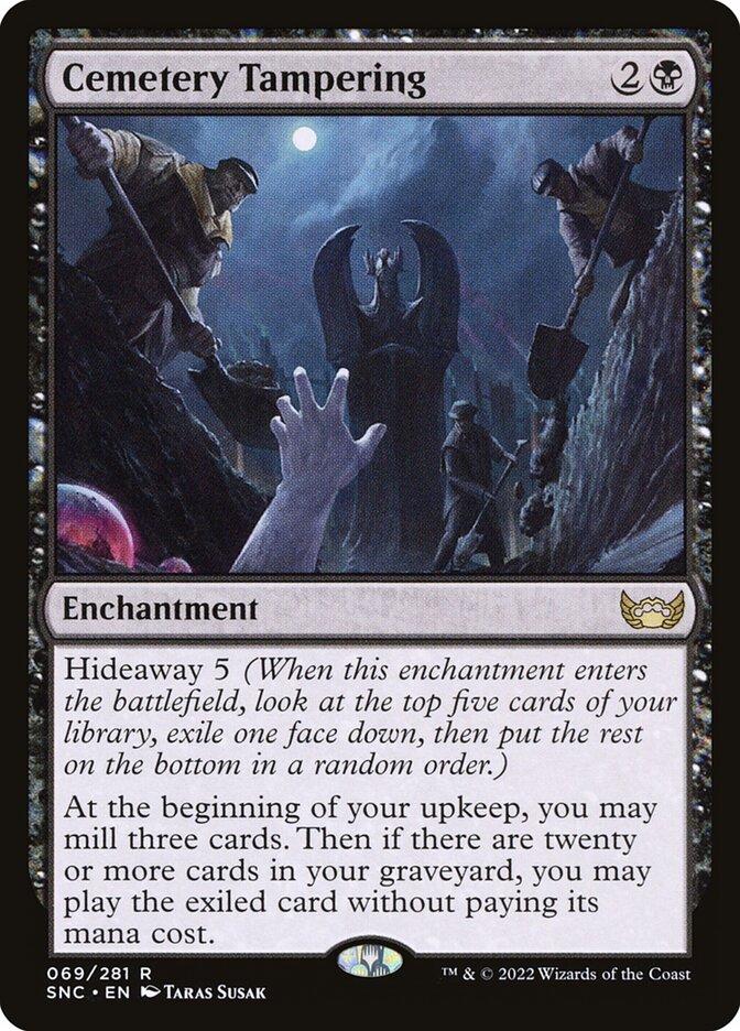 Cemetery Tampering | Streets of New Capenna | Standard | Card Kingdom