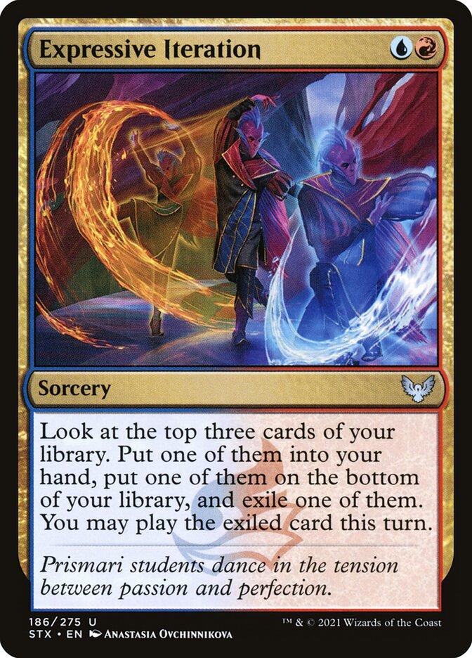 Expressive Iteration | Strixhaven: School of Mages Foil | Pioneer