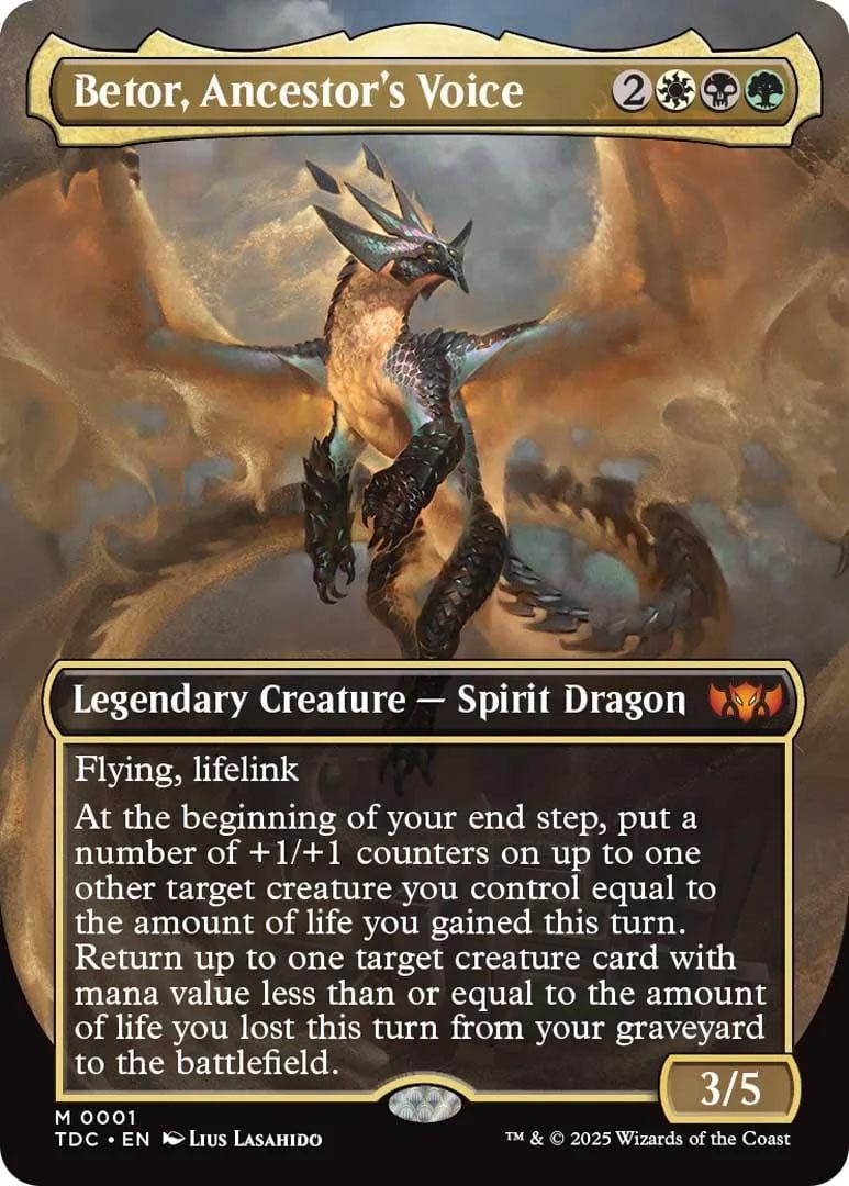 mtg betor kin to all commander deck Tarkir Dragonstorm Betor, Premium ALCOVE Edge BOX fo Ultra PRO International draw a card Tarkir: Dragonstorm Commander Decks Variants: