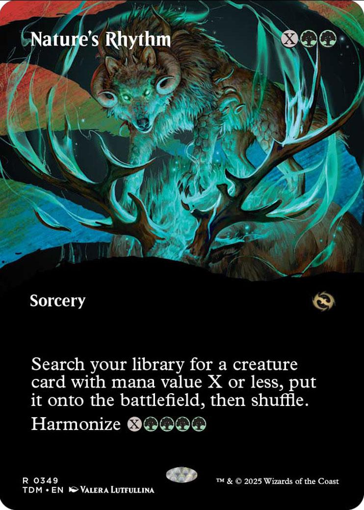 Tarkir: Dragonstorm Variants: Nature's Rhythm (0349 - Borderless)