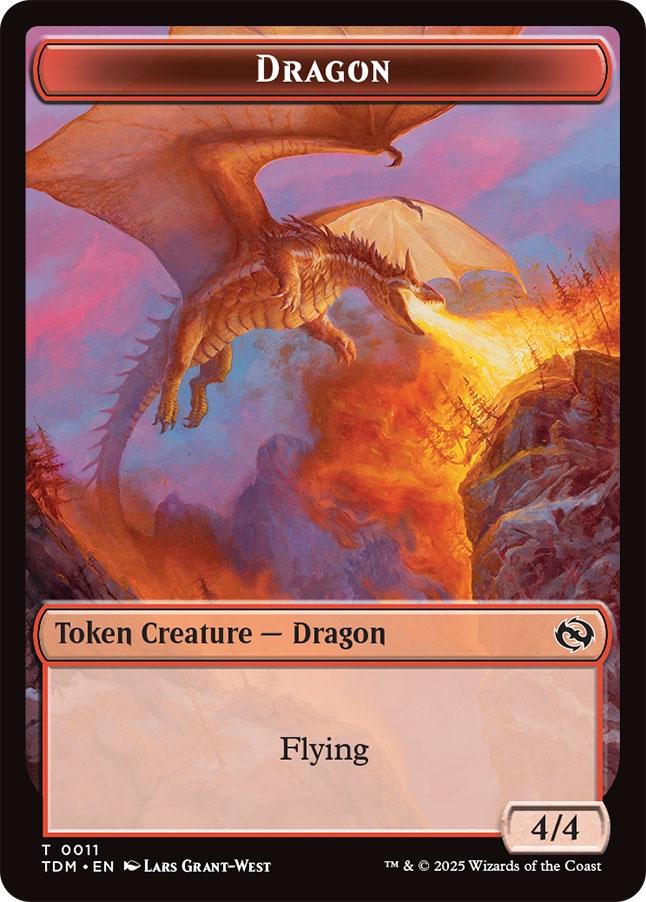 mtg cards that make dragon tokens Token (6/6 Common Flying Where does this Smaug rate