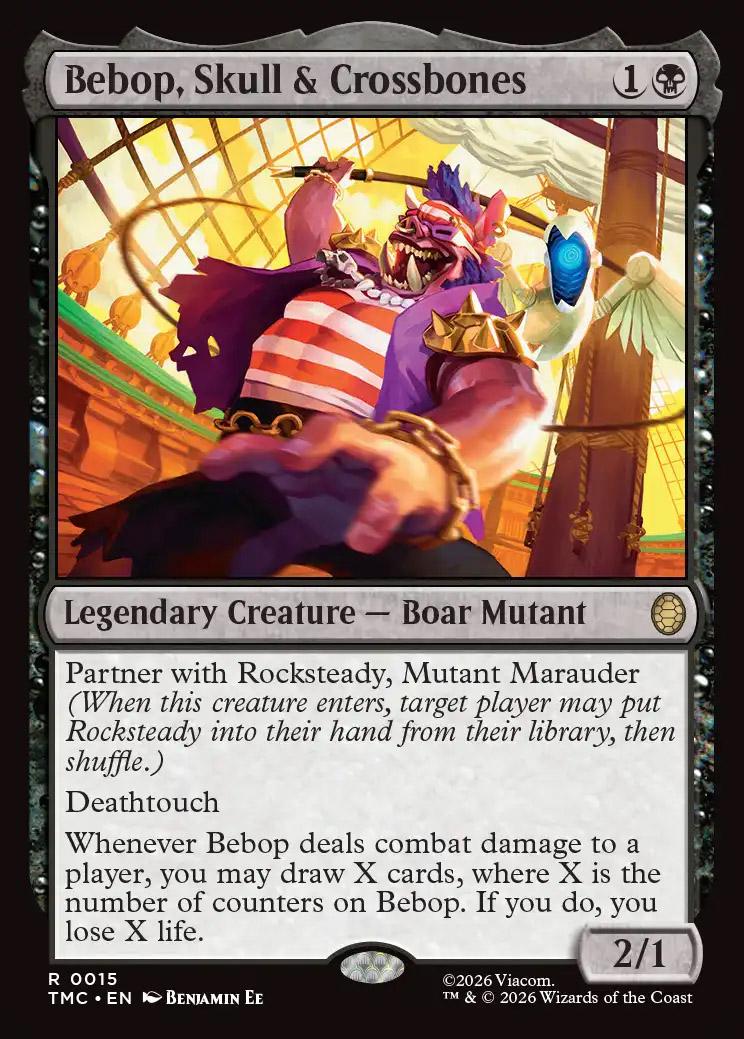 Teenage Mutant Ninja Turtles Eternal-Legal Foil: Bebop, Skull